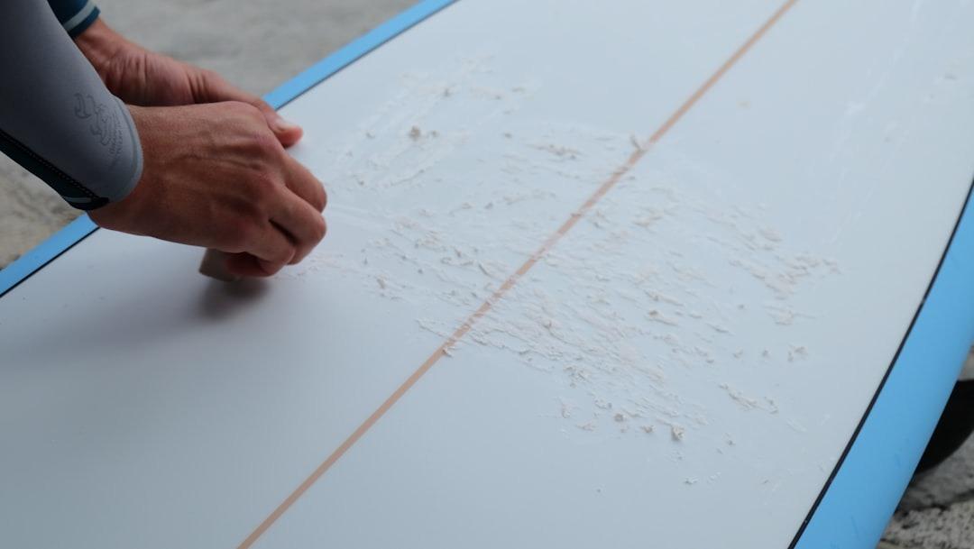 Deck staining process