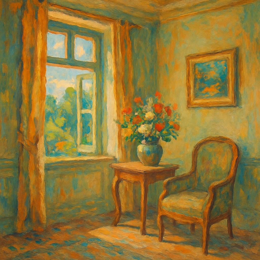 Beautifully Painted Interior Room